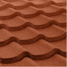 Композитна черепиця Standard ТМ "Queentile" terra-cotta