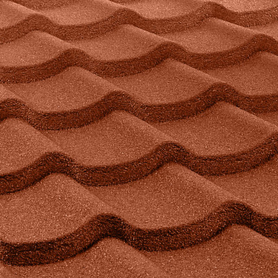 Композитна черепиця Standard ТМ "Queentile" terra-cotta