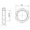 Контргайка SD Forte 3/4" SF35020