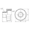 Перехід SD Forte 1/2"х1/4" ВЗ SF360156
