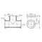 Трійник SD Forte 1/2" ВВ хром SF361H15 Трійник SD Forte 1/2" ВВ хром SF361H15