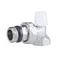 Кран радіаторний Icma 3/4" з антипротіканням кутовий без ручки №805+940