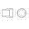 Муфта обтискна SD Forte 20х1/2" ЗР SF172W2015