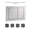 Панель змиву для унітаза Qtap Nest QT0111M06029SAT