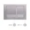 Панель змиву для унітаза Qtap Nest QT0111M06029SAT
