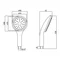 Лійка для ручного душу Лейки Lidz Niagara 13 98 мм округла LDNIA13CRM35444 Chrome