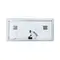 Дзеркало Qtap Stork 1400х700 з LED-підсвічуванням Touch, лінза, цифровий годинник, димер, рег. яскравості QT1578142270140W