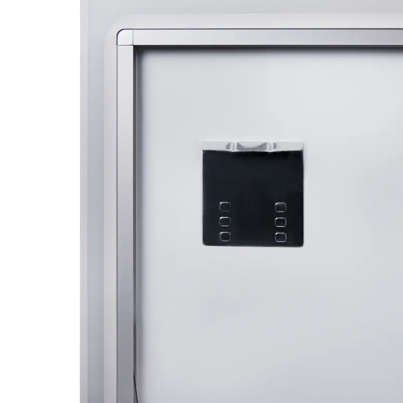 Дзеркало Qtap Crow 1000х700 з LED-підсвічуванням Touch, лінза, цифровий годинник, димер, рег. яскравості QT0578141670100W Дзеркало Qtap Crow 1000х700 з LED-підсвічуванням Touch, лінза, цифровий годинник, димер, рег. яскравості QT0578141670100W