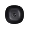 Раковина-чаша Qtap Kolibri 410x410x150 Matt black з донним клапаном QT10112144MBMB