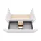 Тумба підвісна Qtap Robin 900х580х500 WHITE/WHITISH OAK QT1374TPВ9001NWWO