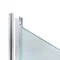 Lidz Wawel SC80x80.SAT.LOW.FR Душова кабіна квадратна, скло Frost 4 мм + Lidz Душовий піддон KAPIELKA ST80x80х14