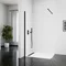 Душова перегородка Qtap Walk-In Standard BLM209.C8 90х190 см, скло Clear 8 мм, покриття CalcLess