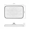 Лійка для верхнього душу Qtap Hlavova 330x220 мм прямокутна QTHLA107CRM45944 Chrome