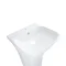 Раковина для підлоги моноблок Qtap Crow 450x435x835 White QT0511G315WN
