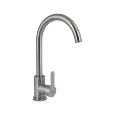 Змішувач для кухні U-образний Brinex Pure 015F U-образний Nickel BRIPUR015FNKL