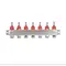 Колектор з витратомірами (нерж.) 1" х7 Icma № К073