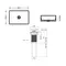 Комплект Qtap Tern: Раковина накладна прамокутна 610x350x135 мм WHITE + Донний клапан PU02