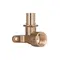 Кут натяжний Icma №1040 d20х2,8-1/2"В настінний 851040ADGW05