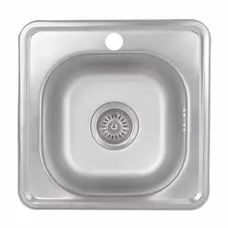 Кухонна мийка Brinex 3838 0,6 мм Satin (BRIN3835SAT06)
