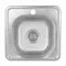 Кухонна мийка Brinex 3838 0,6 мм Satin (BRIN3835SAT06)