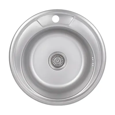 Кухонна мийка Brinex 490-A 0,6 мм Satin (BRIN490SAT06)