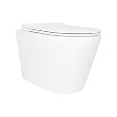 Унітаз підвісний Qtap Scorpio безободковий Ultra Quiet з сидінням Soft-close QT14332380ASW