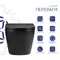 Унітаз підвісний Qtap Jay Ultra Quiet 485х360х320 мм, Matt Black, сидінням Slim Duroplast/ Soft-close/ Quick Relase QT07335177MB