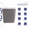 Унітаз підвісний Tern Ultra Quiet 490×365×325 мм, Stone Grey, з сидінням Slim Duroplast / Soft-close / Quick Release QT17332303ASSG Qtap