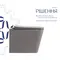 Унітаз підвісний Tern Ultra Quiet 490×365×325 мм, Stone Grey, з сидінням Slim Duroplast / Soft-close / Quick Release QT17332303ASSG Qtap