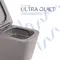 Унітаз підвісний Tern Ultra Quiet 490×365×325 мм, Stone Grey, з сидінням Slim Duroplast / Soft-close / Quick Release QT17332303ASSG Qtap