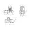 Термостатичний набір Thermo Alliance Standart прямий 1/2" TAS353W15