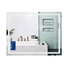 Дзеркало Qtap Mideya (MI1) 1000х700 з LED-підсвічуванням Touch, з антизапотіванням, димером, рег. яскравості QT2078NCF10070