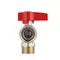 Кран кульовий Thermo Alliance Standart 3/4"ВЗ кутовий, PN40, з накидною гайкою TAS224W20