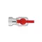 Кран кульовий Thermo Alliance Standart 3/4"ВЗ кутовий, PN40, з накидною гайкою TAS224W20