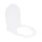 Qtap Сидіння для унітаза (Jay 640, Swan 640) 422x360x30 мм, White, з мікроліфтом, Slim Duroplast, Quick Release QTSC179W48699