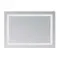 Дзеркало Lidz Kubis (KU2) 1200х800 з LED-підсвічуванням Touch, з антизапотіванням, з димером, рег. яскравості LDKUB120080049007