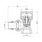 Клапан термостатичний SD Forte 1/2" з антипротіканням для радіатора кутовий SF238W15