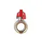 Кран кульовий Thermo Alliance Standart 1" ВР для води (метелик) SD602NW25PN40