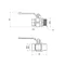 Кран кульовий Icma 1/2" прямий №352