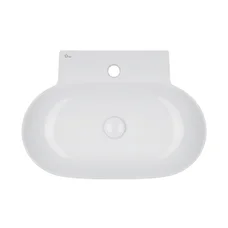 Раковина Qtap Cardinal 565х400х130 White з донним клапаном QT0411K177W