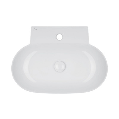 Раковина Qtap Cardinal 565х400х130 White з донним клапаном QT0411K177W