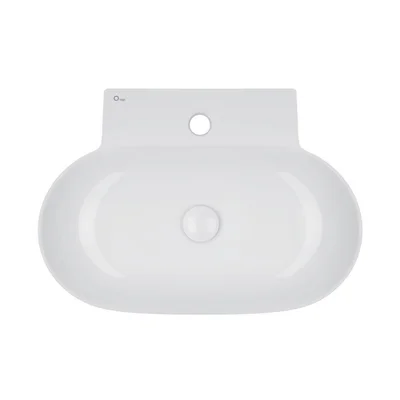 Раковина Qtap Cardinal 565х400х130 White з донним клапаном QT0411K177W