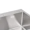 Мийка для кухні інтегрована Lidz Handmade H6050 (LDH6050BRU35371) Brushed Steel 3,0/1,0 мм