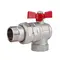 Кран кульовий Icma FAR. ROSSA 1" кутовий №361