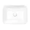 Раковина Qtap Scorpio 500х380х145 White з донним клапаном QT1411K490W