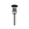 Раковина-чаша Qtap Tern 500х350х145 Matt black з донним клапаном QT1711A055MB