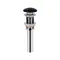 Раковина-чаша Qtap Tern 500х350х145 Matt black з донним клапаном QT1711A055MB