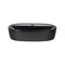 Раковина-чаша Qtap Scorpio 505х385х120 Matt black з донним клапаном QT142202MBMB