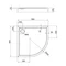 Душовий піддон Qtap Robin 308812C 80x80x12 см + сифон