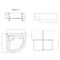 Душовий піддон Lidz KAPIELKA ST90x90x41